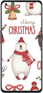 Силиконовый чехол Merry Christmas для Realme GT2 Pro - 4106u-2566 изображение 