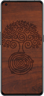Силиконовый чехол Узор дерева для Realme GT2 Pro - 4119u-2566 изображение 