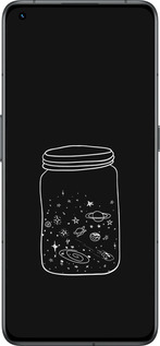 Силиконовый чехол Космос в банке для Realme GT2 Pro - 4297u-2566 изображение 