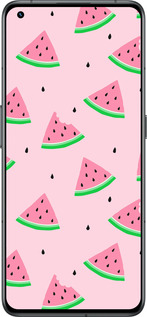 Силиконовый чехол Розовый арбуз для Realme GT2 Pro - 4314u-2566 изображение 