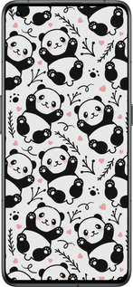 Силіконовий чехол Панди для Realme GT2 Pro - 4318u-2566 изображение 