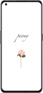 Силиконовый чехол Пион для Realme GT2 Pro - 4366u-2566 изображение 