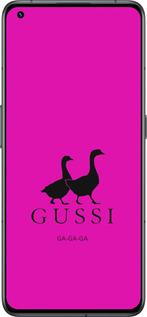 Силиконовый чехол Гуси для Realme GT2 Pro - 4561u-2566 изображение 