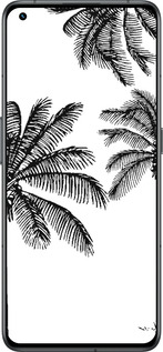 Силиконовый чехол Пальмы1 для Realme GT2 Pro - 4634u-2566 изображение 