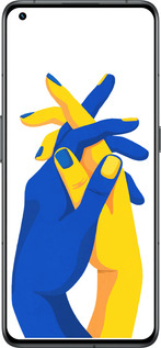 Силиконовый чехол Stand With Ukraine для Realme GT2 Pro - 5255u-2566 изображение 