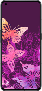 Силиконовый чехол Бабочки v2 для Realme GT2 Pro - 5475u-2566 изображение 