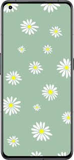 Силиконовый чехол Ромашки v4 для Realme GT2 Pro - 5603u-2566 изображение 