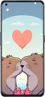 Силиконовый чехол Капибара любовь для Realme GT2 Pro - 6027u-2566 изображение 