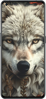 Силиконовый чехол Волчий взгляд для Realme GT2 Pro - 6066u-2566 изображение 