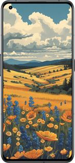 Силиконовый чехол Украинское поле для Realme GT2 Pro - 6082u-2566 изображение 