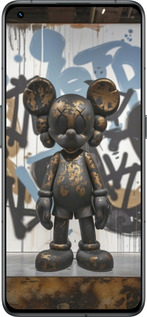 Силиконовый чехол Bronze kaws v2 для Realme GT2 Pro - 6098u-2566 изображение 