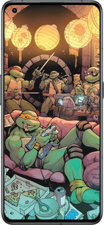 Силиконовый чехол Черепашки нинзя для Realme GT2 Pro - 6346u-2566 изображение 