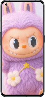 Силіконовий чехол Лабубу для Realme GT2 Pro - 6708u-2566 изображение 