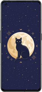 Силиконовый чехол Cute Cat Celestial/Witchy для Realme GT2 Pro - 6787u-2566 изображение 