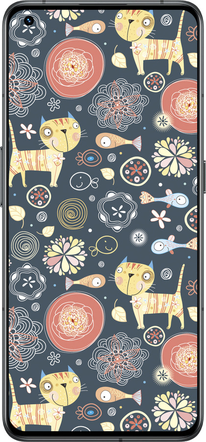 Силиконовый чехол Котята v4 для Realme GT2 Pro - 1224u-2566 изображение 