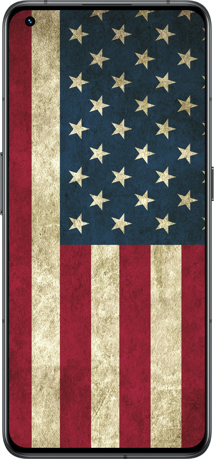 Силиконовый чехол Флаг США для Realme GT2 Pro - 395u-2566 изображение 