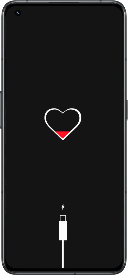 Силиконовый чехол Подзарядка сердца для Realme GT2 Pro - 4274u-2566 изображение 