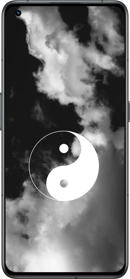 Силиконовый чехол Инь и Янь для Realme GT2 Pro - 4389u-2566 изображение 