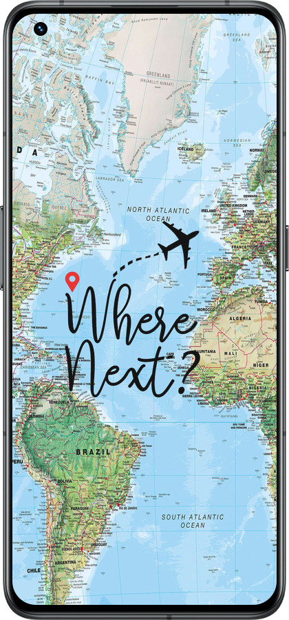 Силиконовый чехол Путешествие для Realme GT2 Pro - 4503u-2566 изображение 