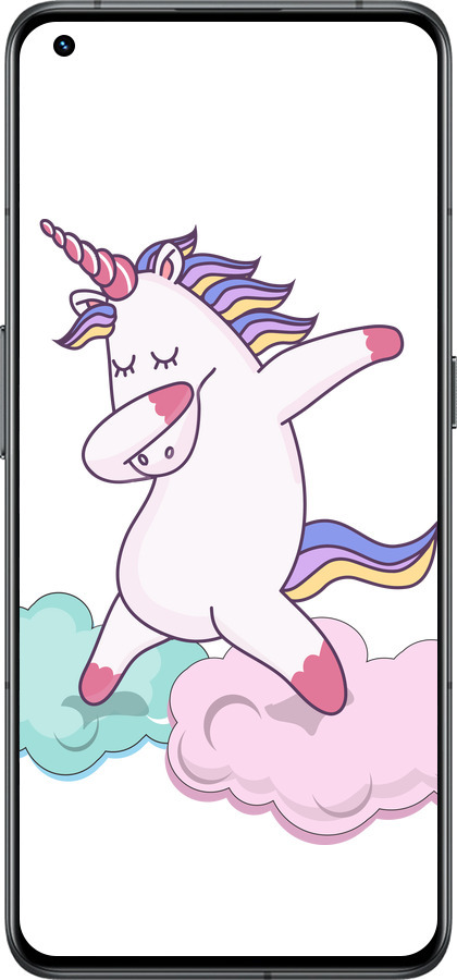 Силиконовый чехол Единорог для Realme GT2 Pro - 4702u-2566 изображение 