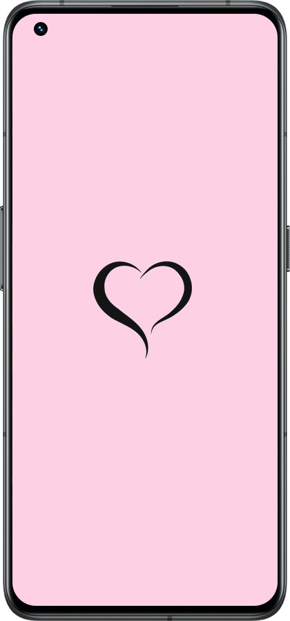 Силіконовий чехол Серце 1 для Realme GT2 Pro - 4730u-2566 изображение 