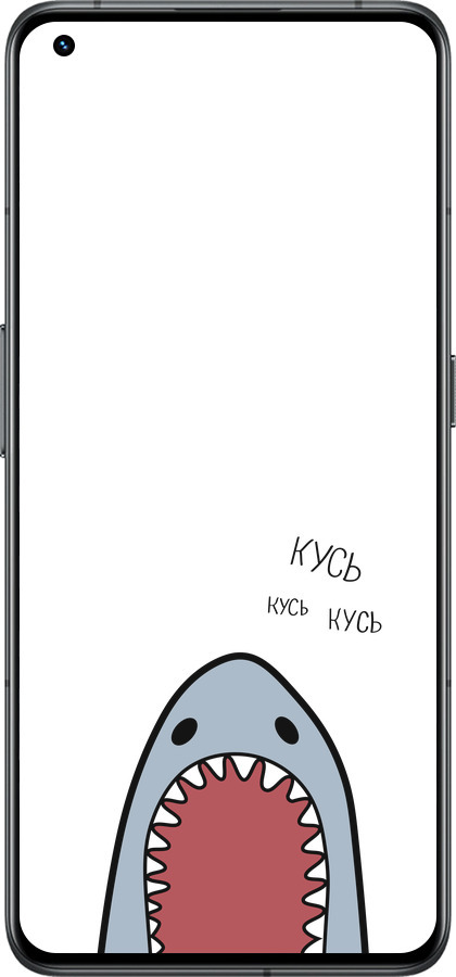 Силіконовий чехол Акула для Realme GT2 Pro - 4870u-2566 изображение 