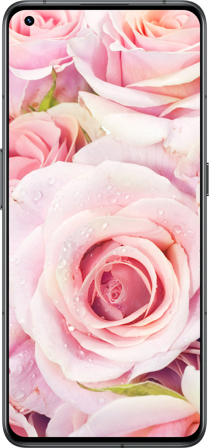 Силіконовий чехол Троянди для Realme GT2 Pro - 525u-2566 изображение 