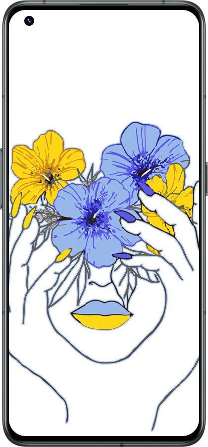 Силиконовый чехол Девушка v4 для Realme GT2 Pro - 5276u-2566 изображение 