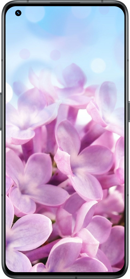 Силиконовый чехол Сирень для Realme GT2 Pro - 527u-2566 изображение 