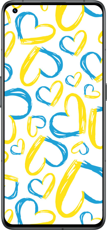 Силиконовый чехол Сердца UA для Realme GT2 Pro - 5292u-2566 изображение 