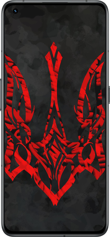 Силиконовый чехол Герб Украины v4 для Realme GT2 Pro - 5319u-2566 изображение 