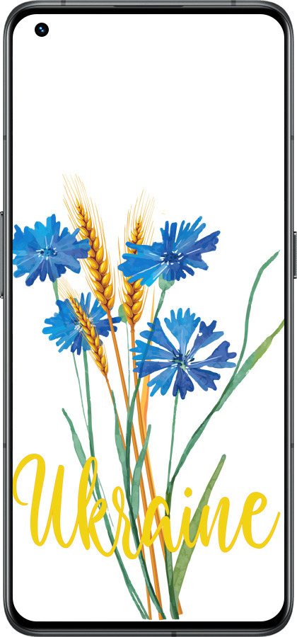 Силіконовий чехол Ukraine v2 для Realme GT2 Pro - 5445u-2566 изображение 
