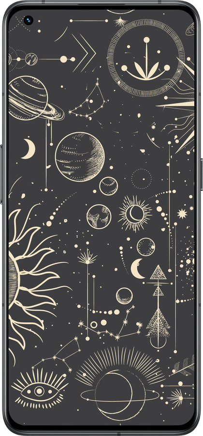 Силиконовый чехол Фаза луны для Realme GT2 Pro - 5605u-2566 изображение 