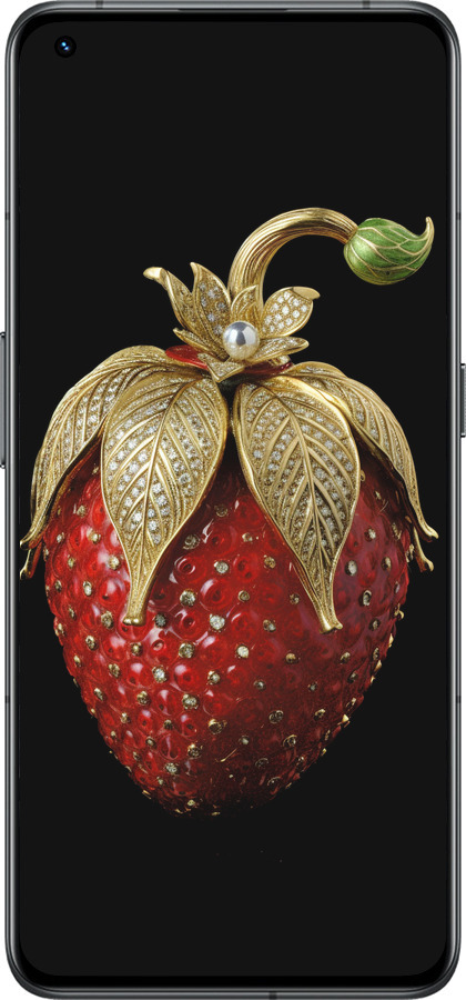 Силиконовый чехол Клубника v3 для Realme GT2 Pro - 5638u-2566 изображение 