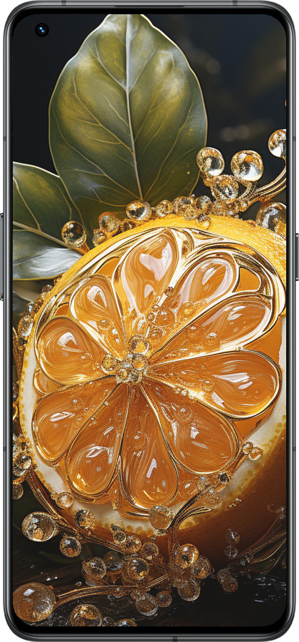 Силиконовый чехол Лимон для Realme GT2 Pro - 5647u-2566 изображение 