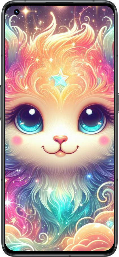 Силіконовий чехол Казкове кошеня для Realme GT2 Pro - 5813u-2566 изображение 