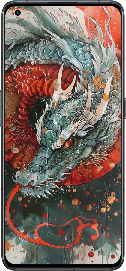 Силиконовый чехол Стихия огня для Realme GT2 Pro - 6101u-2566 изображение 