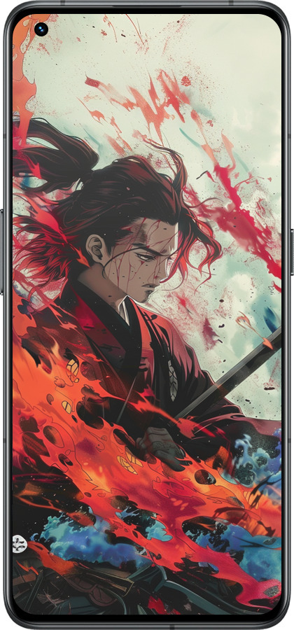 Силиконовый чехол Битва стихий для Realme GT2 Pro - 6110u-2566 изображение 