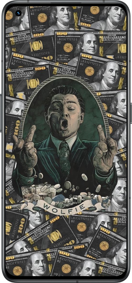 Силіконовий чехол Волк с валл стрит для Realme GT2 Pro - 6287u-2566 изображение 