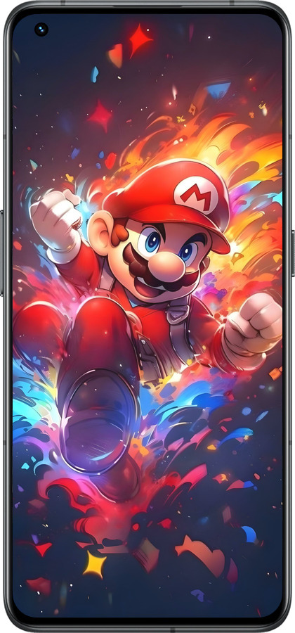 Силиконовый чехол Супер Марио для Realme GT2 Pro - 6342u-2566 изображение 