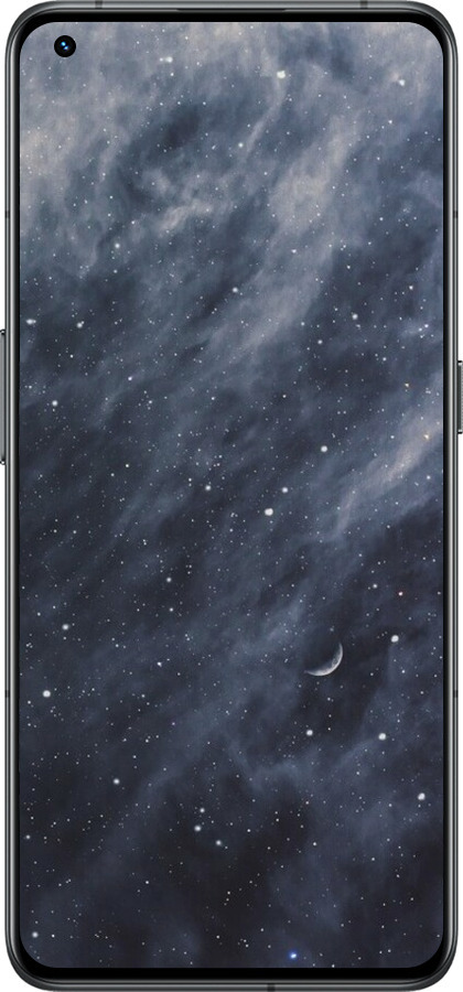 Силиконовый чехол Голубые облака, Голубая луна для Realme GT2 Pro - 6398u-2566 изображение 