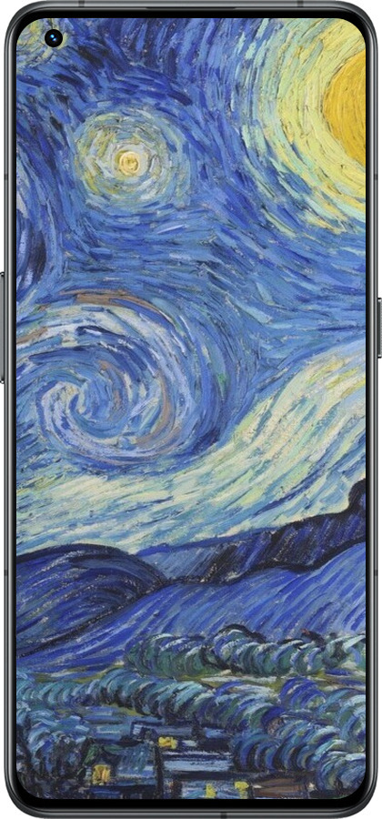 Силиконовый чехол «Звездная ночь» Винсента Ван Гога для Realme GT2 Pro - 6433u-2566 изображение 
