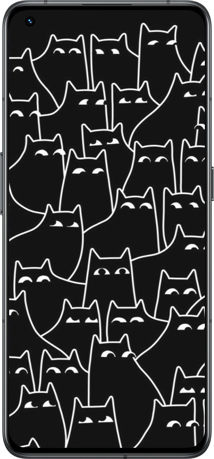 Силиконовый чехол С изображением кошек для Realme GT2 Pro - 6470u-2566 изображение 