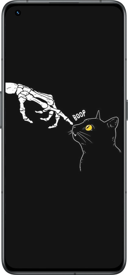 Силиконовый чехол Кошка для Realme GT2 Pro - 6505u-2566 изображение 