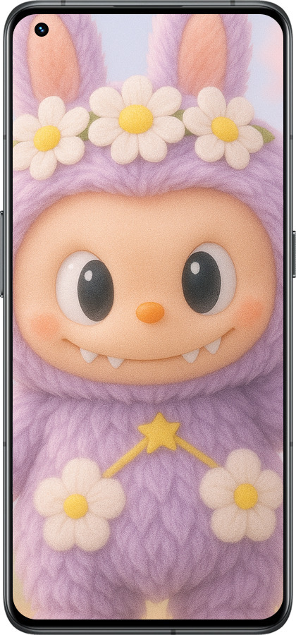 Силиконовый чехол Лабубу 1 для Realme GT2 Pro - 6709u-2566 изображение 