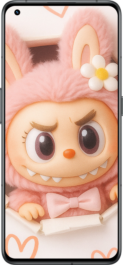 Силиконовый чехол Лабубу 2 для Realme GT2 Pro - 6710u-2566 изображение 