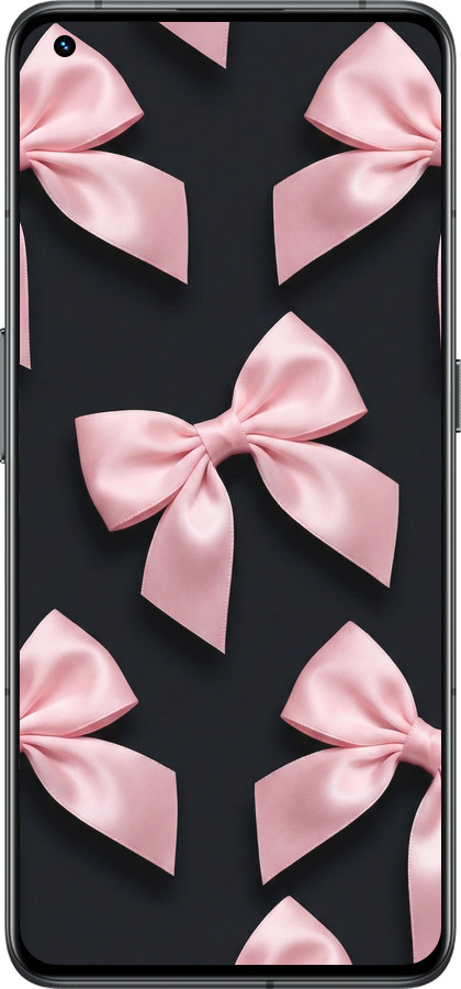 Силіконовий чехол Coquette Ribbons Dark Coquette для Realme GT2 Pro - 6767u-2566 изображение 