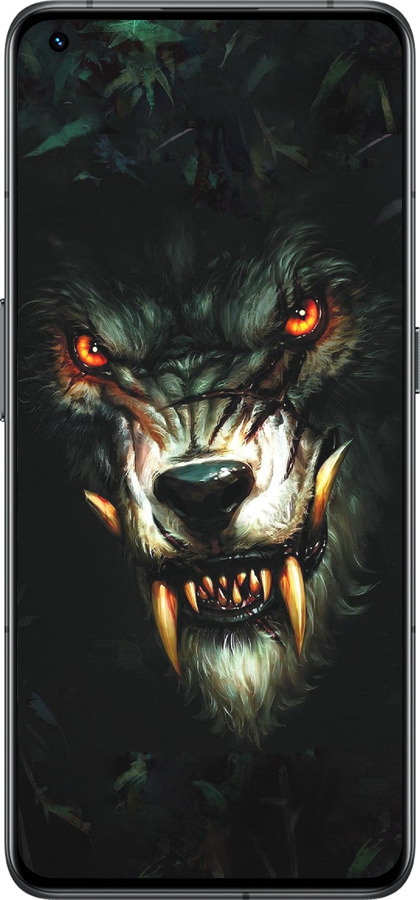 Силиконовый чехол Дьявольский волк для Realme GT2 Pro - 833u-2566 изображение 