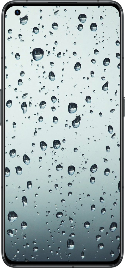 Силиконовый чехол Стекло в каплях для Realme GT2 Pro - 848u-2566 изображение 