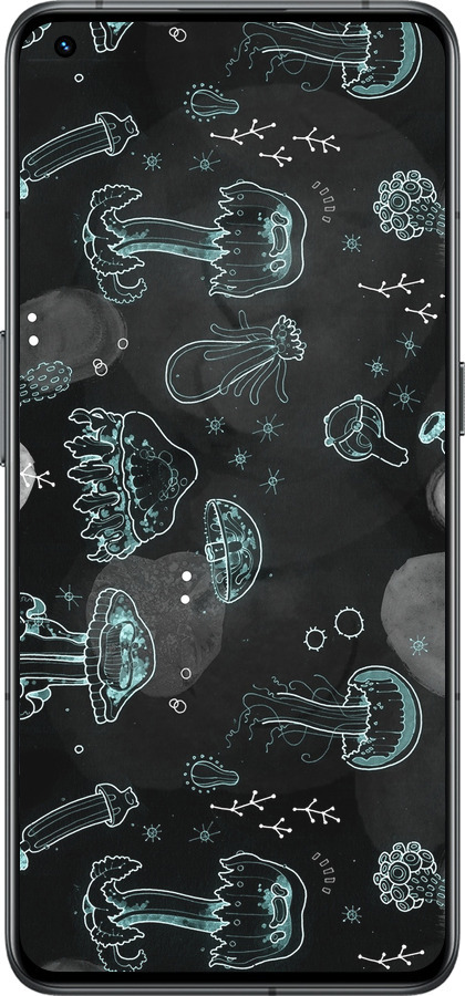 Силиконовый чехол Медузы для Realme GT2 Pro - 906u-2566 изображение 